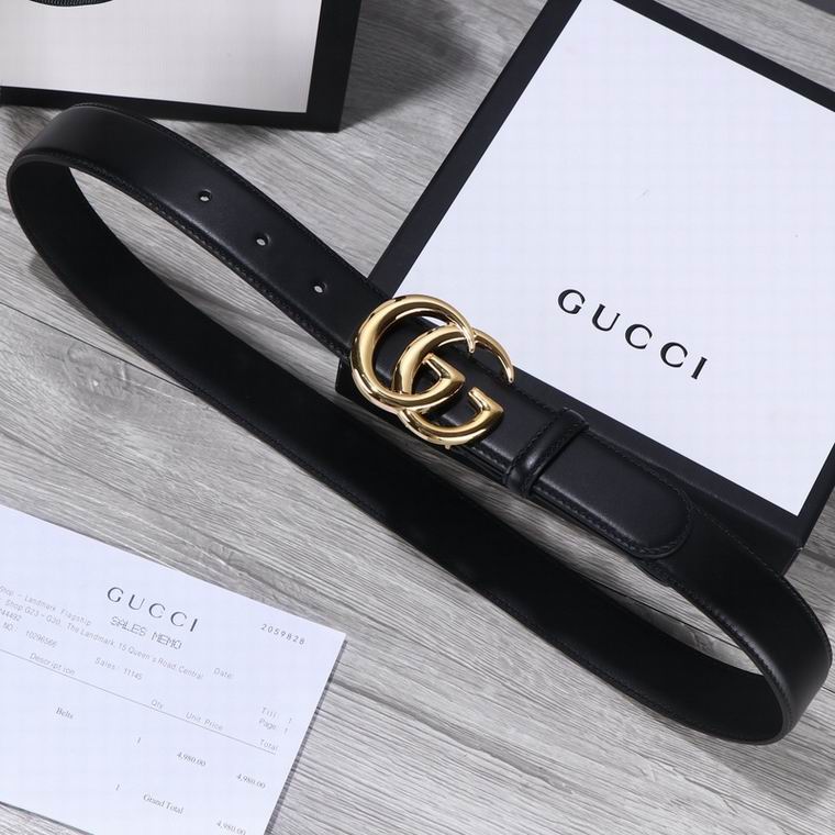 Gucci Belt 34mmX95-125cm 7D84